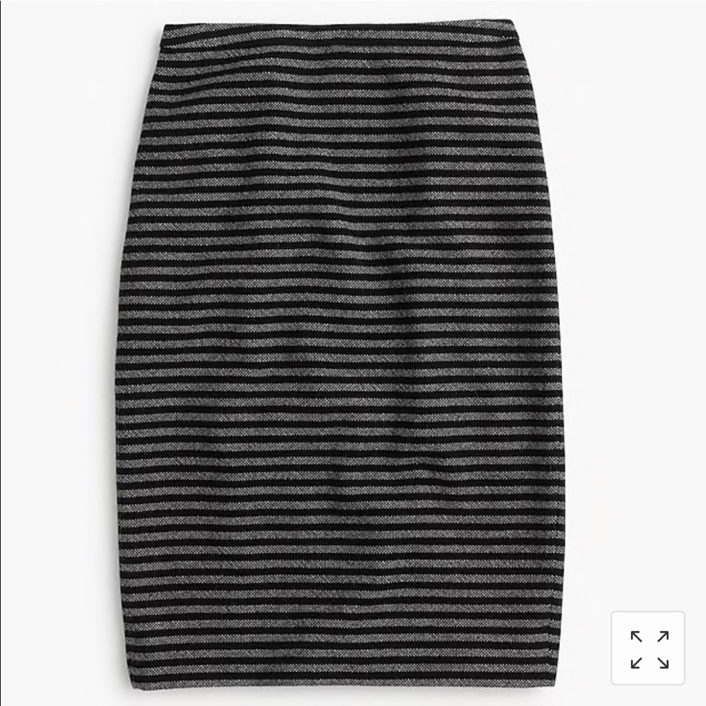 J. Crew striped tweed Pencil Skirt Size 4
